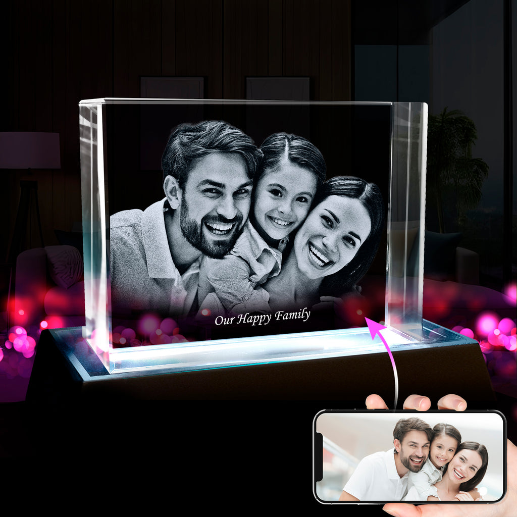 Personalized 3D Crystal - Rectangle ▭
